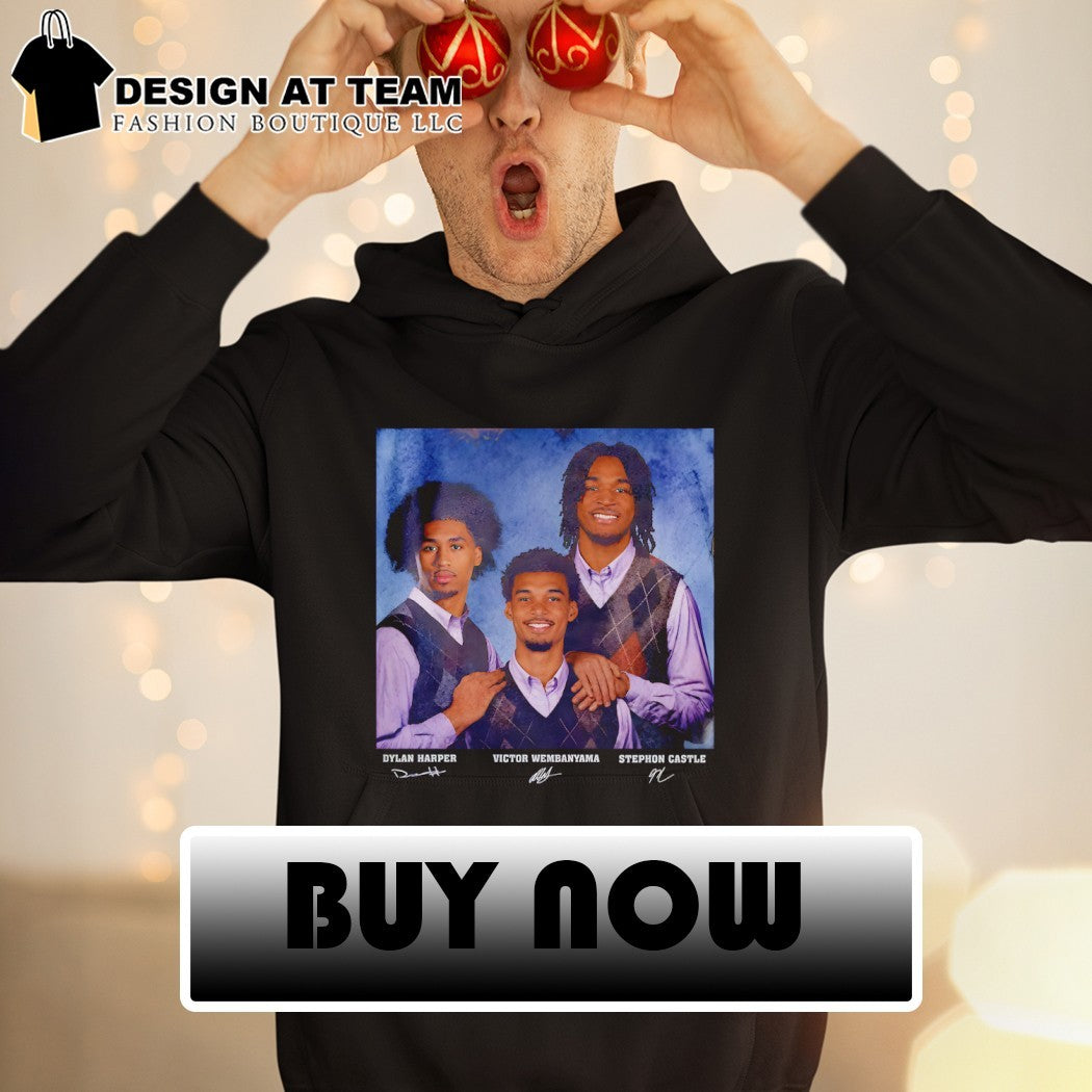Dylan Harper Stephon Castle Victor Wembanyama Basketball Step Brothers 2026 shirt