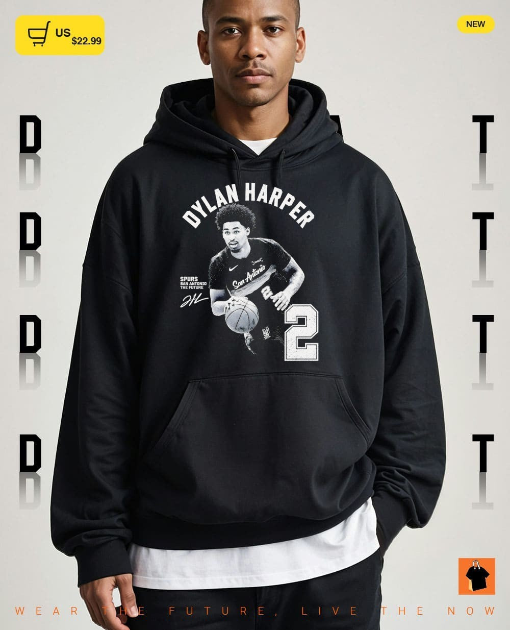 Dylan Harper player San Antonio Spurs Basketball NBA signature vintage shirt