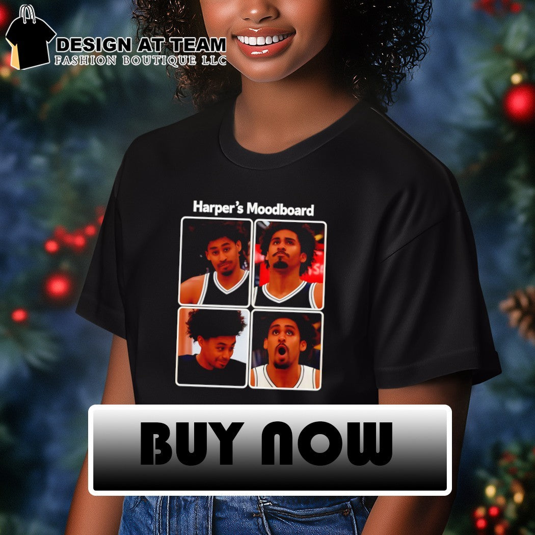 Dylan Harper’s Moodboard San Antonio Spurs NBA Basketball graphic shirt