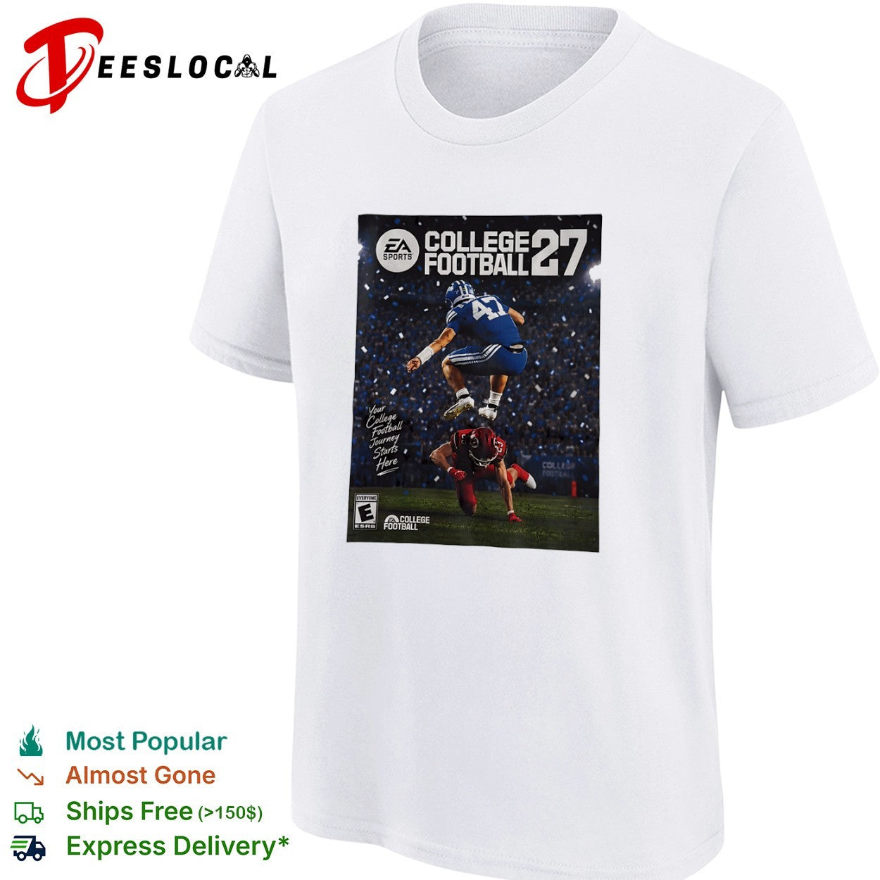 EA Sports College Football 27 Your College Football Journey Starts Here shirt