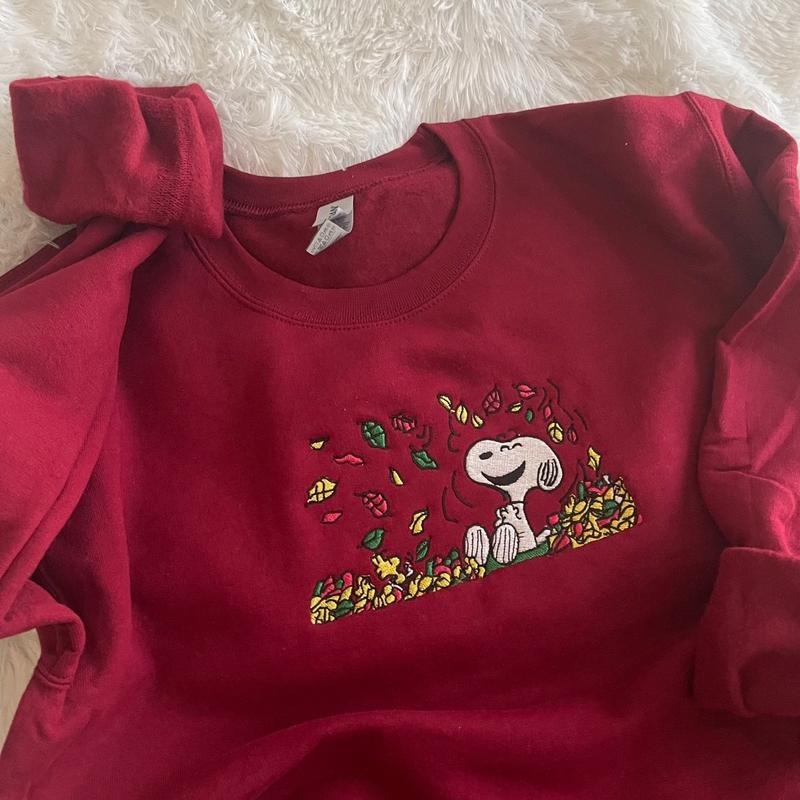 EMBROIDERED Fall Snoop Sweatshirt Shirt Hoodie | PrintMintTees.com
