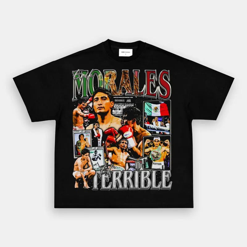 ERIK MORALES Boxing Boxer Sports Shirt Athletic Fitness Workout Cotton Menswear T-Shirts, Hoodie, Sweatshirt