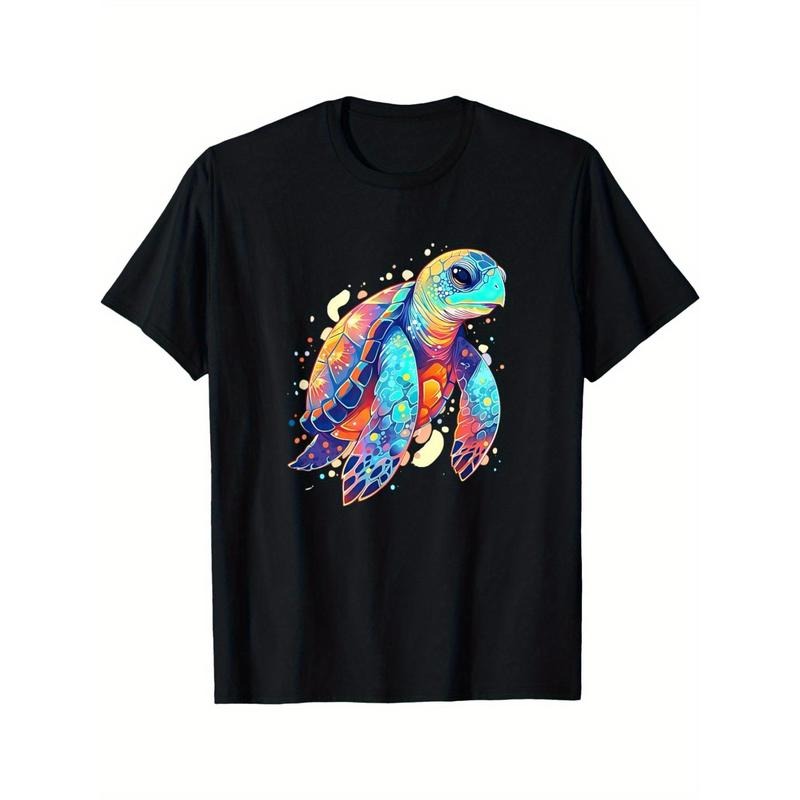 EWH Cute Tortoise Sea Turtle Sea Animal T-Shirt made in usa Hoodie Sweatshirt | PrintMintTees.com