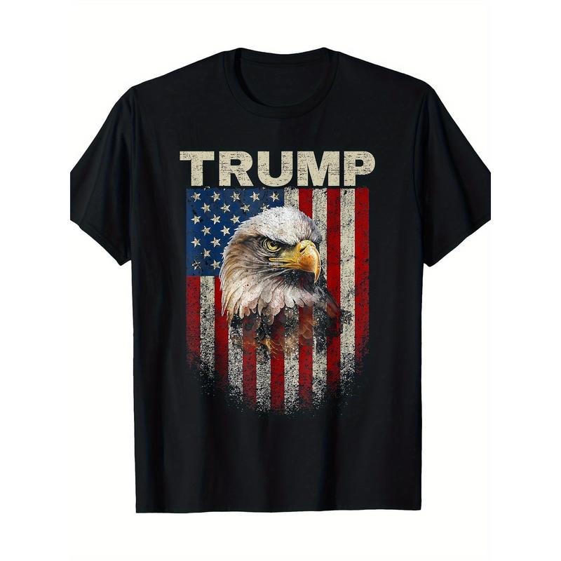 Eagle Trump 2024 Take America Back Trump Shirt For Men MAGA T-Shirt-220g made in usa Hoodie Sweatshirt | PrintMintTees.com