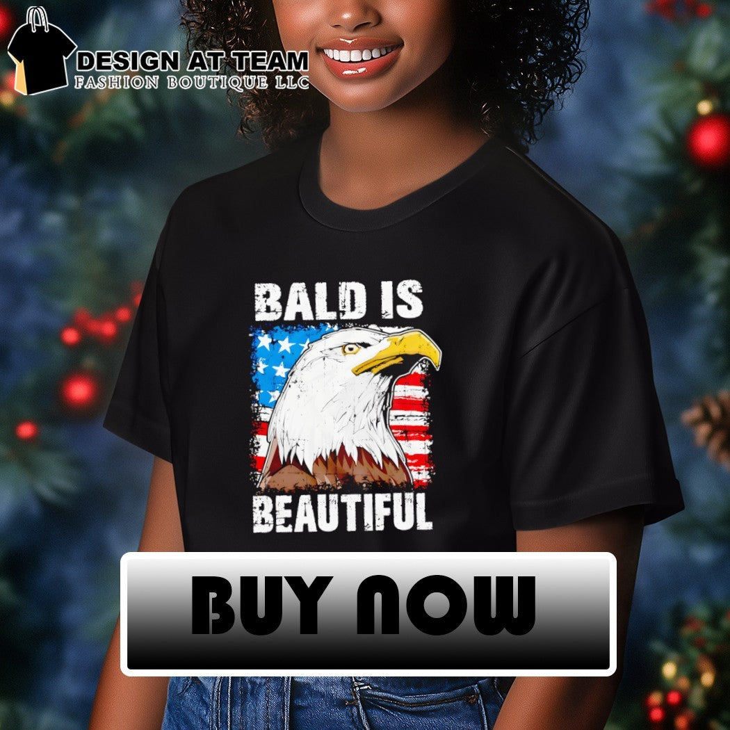 Eagle beautiful 4th of July Patriotic USA American flag shirt