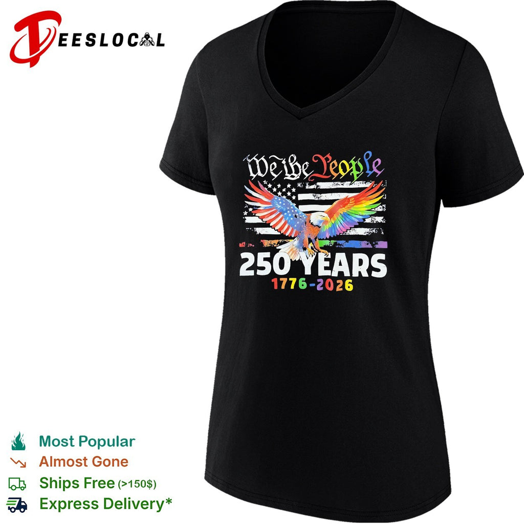 Eagle flying we the people 250 years 1776 2026 shirt