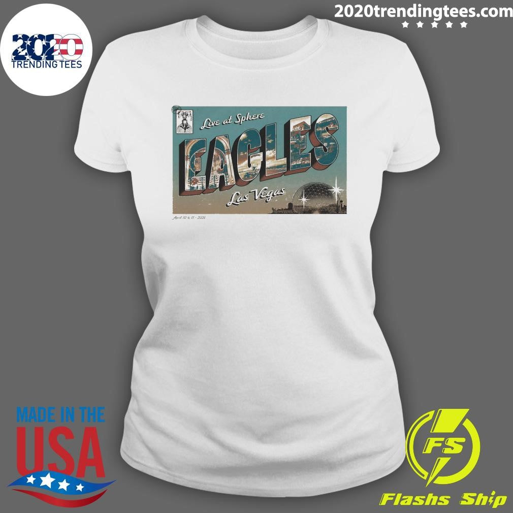 Eagles Las Vegas NV On April 10-11 2026 Tour Shirt