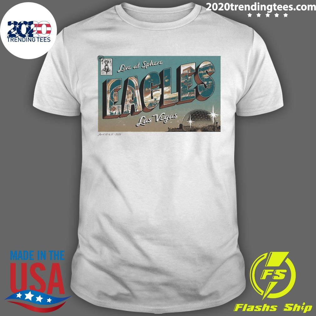 Eagles Las Vegas NV On April 10-11 2026 Tour Shirt