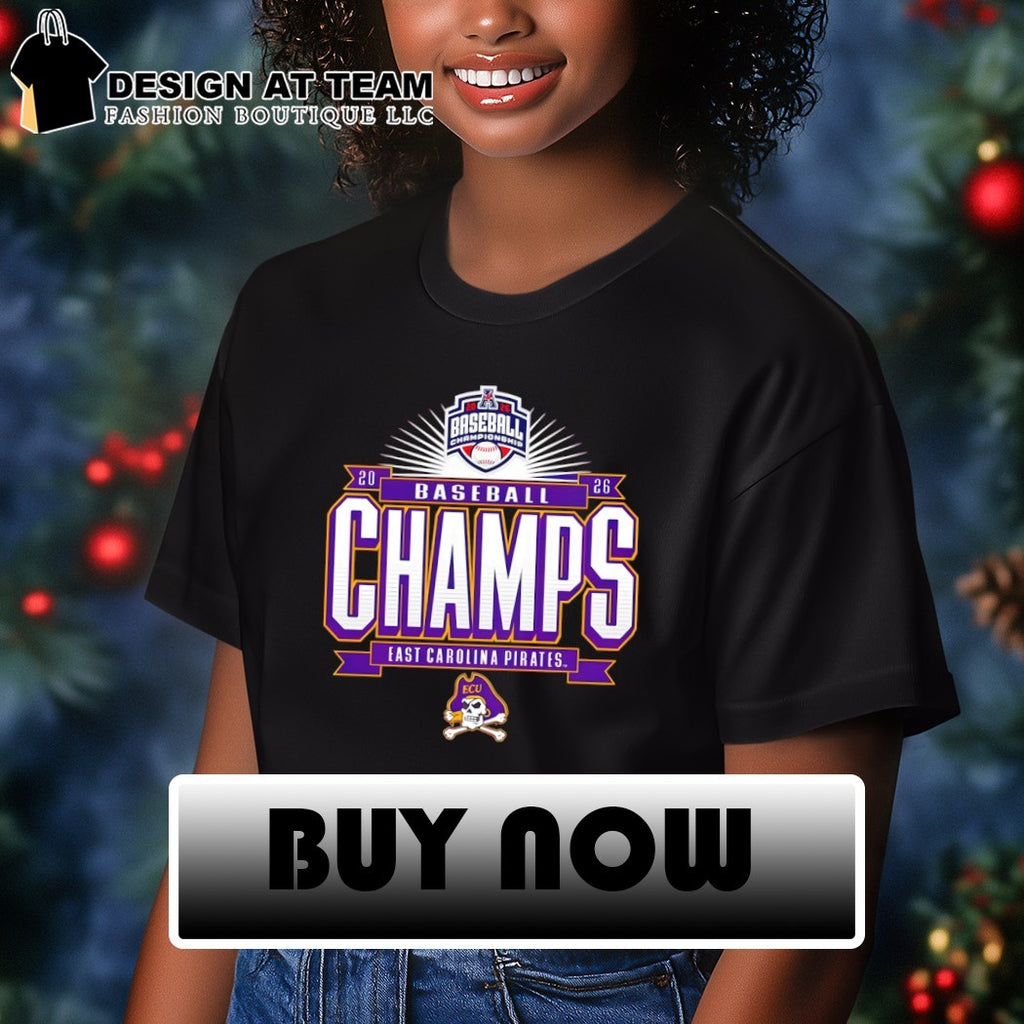 East Carolina Pirates 2026 American Conference Baseball Champions 2026 shirt