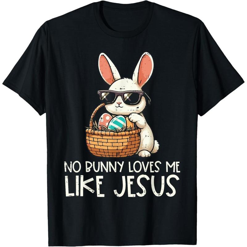 Easter No Bunny Loves Me Like Jesus Christian T-Shirt style 02 Hoodie Sweatshirt | PrintMintTees.com