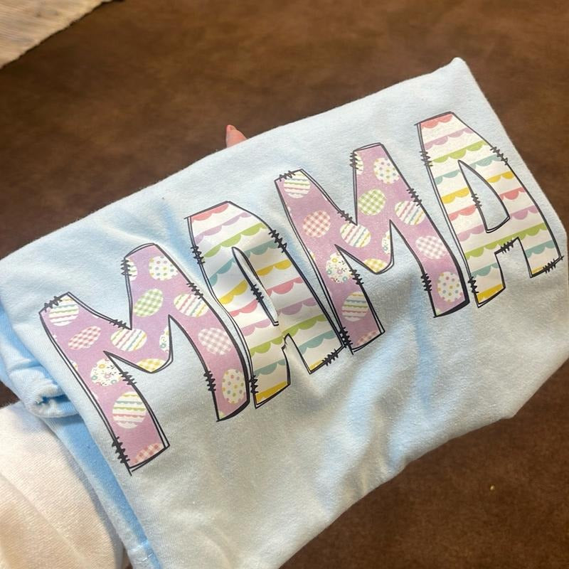 Easter Mama Mama Easter Shirts Spring Custom Tops Womenswear T-Shirts, Hoodie, Sweatshirt