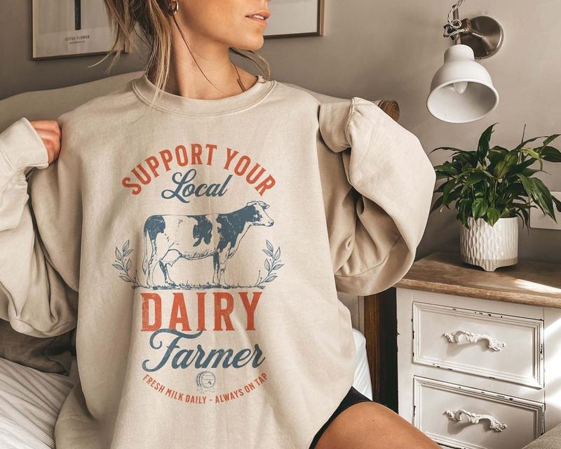 Eat Local Breastfeeding Sweatshirt, Breastmilk Sweater, Moms Milk Crewneck, Moms Boobery Jumper Baby Shower Gift for New...