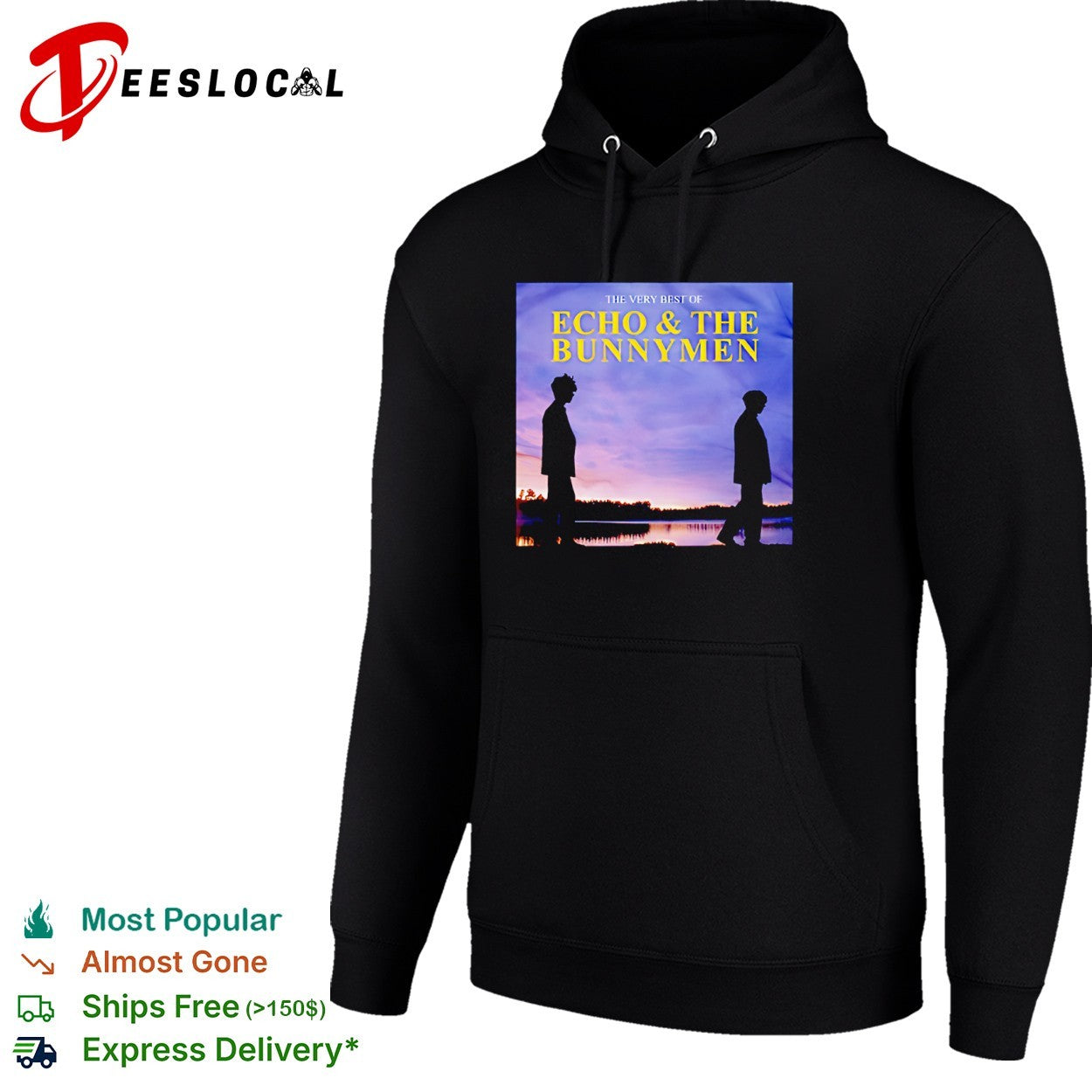 Echo and the Bunnymen two silhouettes the very best of shirt