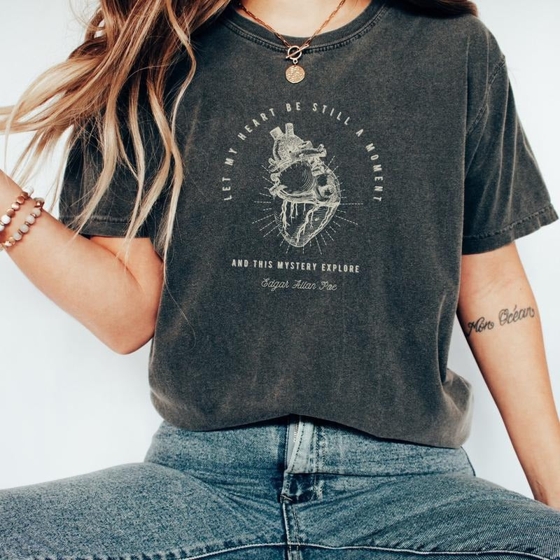 Edgar Allan Poe Poet Shirt Dark Academia Shirt Bookish Shirt Literary Shirt T-Shirts, Hoodie, Sweatshirt