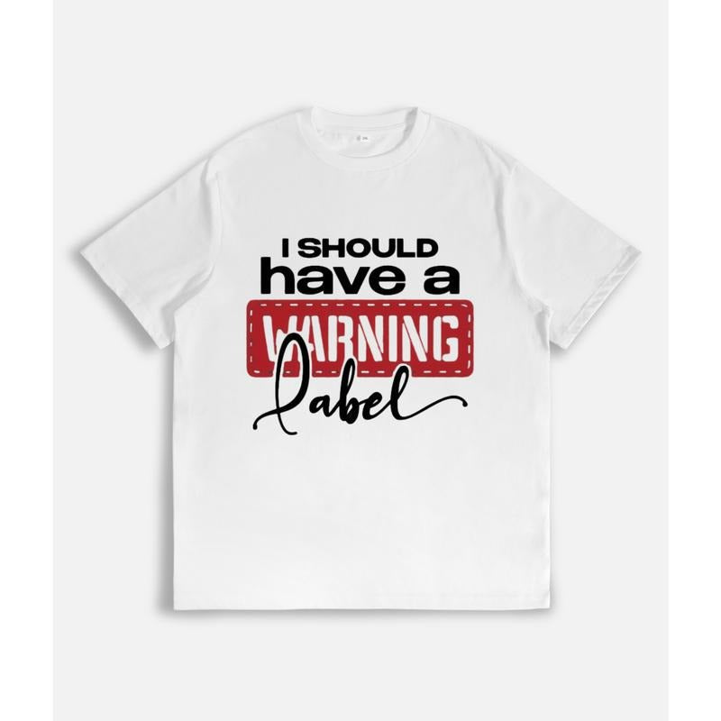 Edgy T - Shirt with a Statement - making "Warning Label" - themed Slogan style 02 Hoodie Sweatshirt | PrintMintTees.com