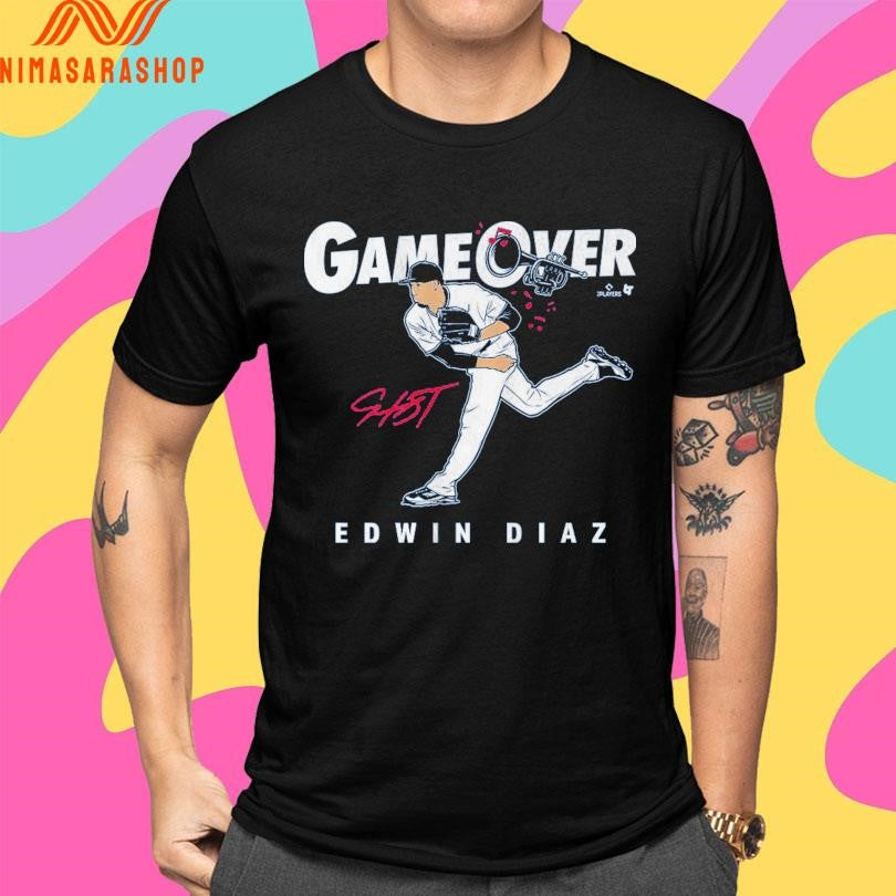 Edwin Diaz Game Over Los Angeles Dodgers Signature Shirts