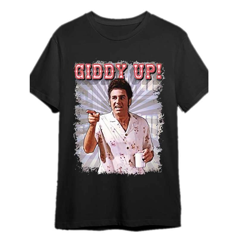 Eh? True North, Strong and Free Giddy Up Cosmo Kramer T-shirt, Seinfeld Kramer Shirt 341270 funny MenS Short Sleeve...