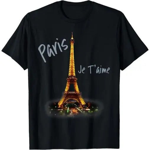 Eiffel Tower Paris Vintage I Love Paris France T-Shirt Made in USA Hoodie Sweatshirt | PrintMintTees.com