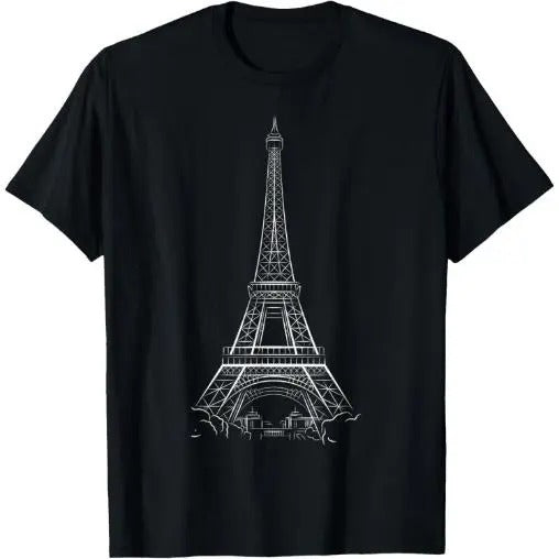 Eiffel Tower T-shirt T-Shirt Made in USA Hoodie Sweatshirt | PrintMintTees.com