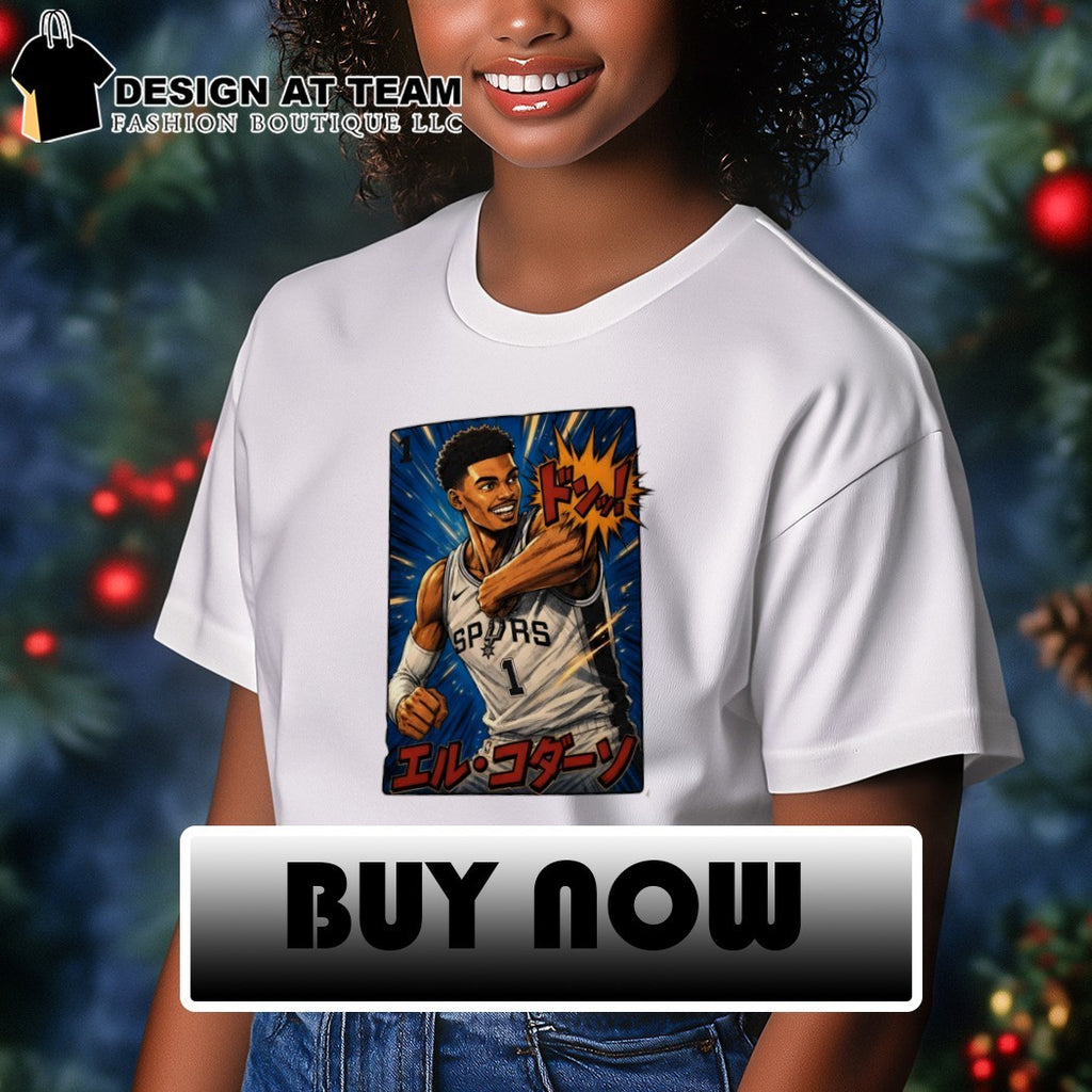 El Codazo Victor Wembanyama elbow San Antonio Spurs Basketball Japanese style shirt
