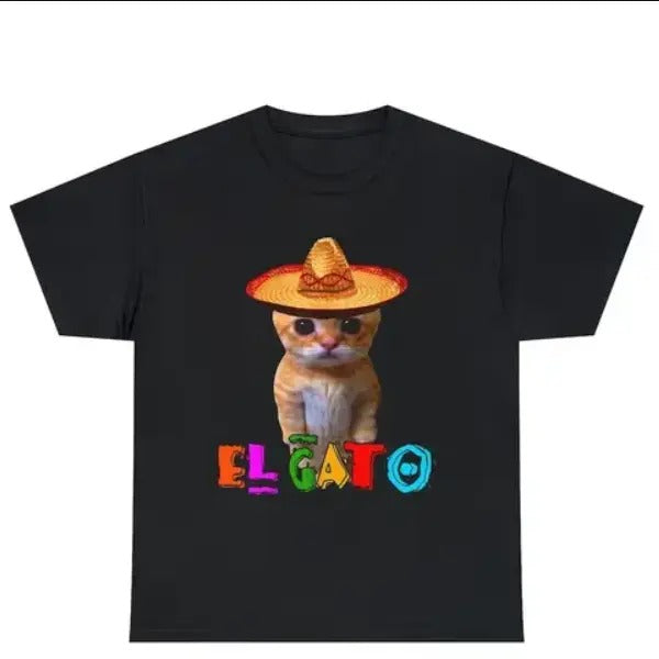 El Gato Mexican Kitten T-Shirt Hoodie Sweatshirt | PrintMintTees.com