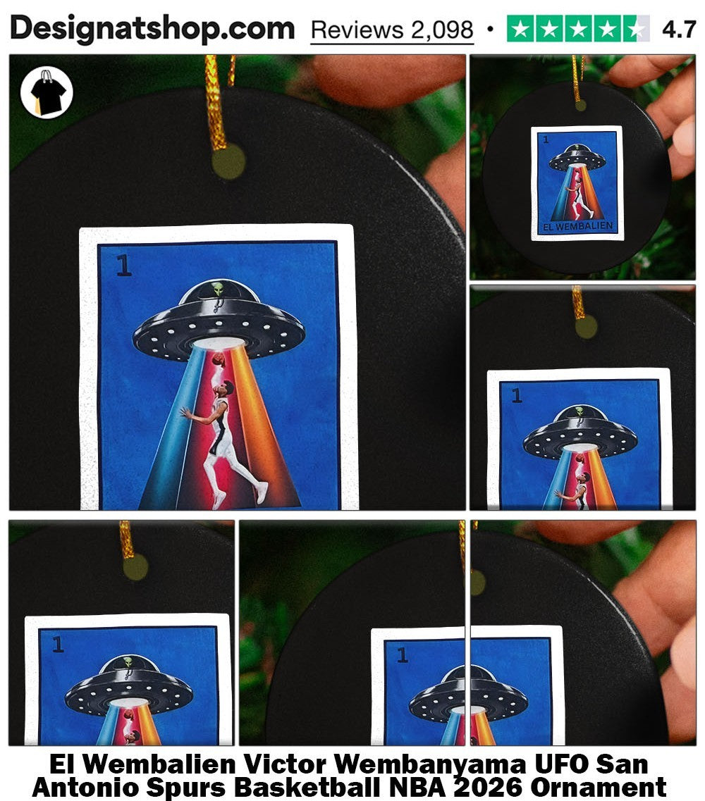 El Wembalien Victor Wembanyama UFO San Antonio Spurs Basketball NBA 2026 shirt