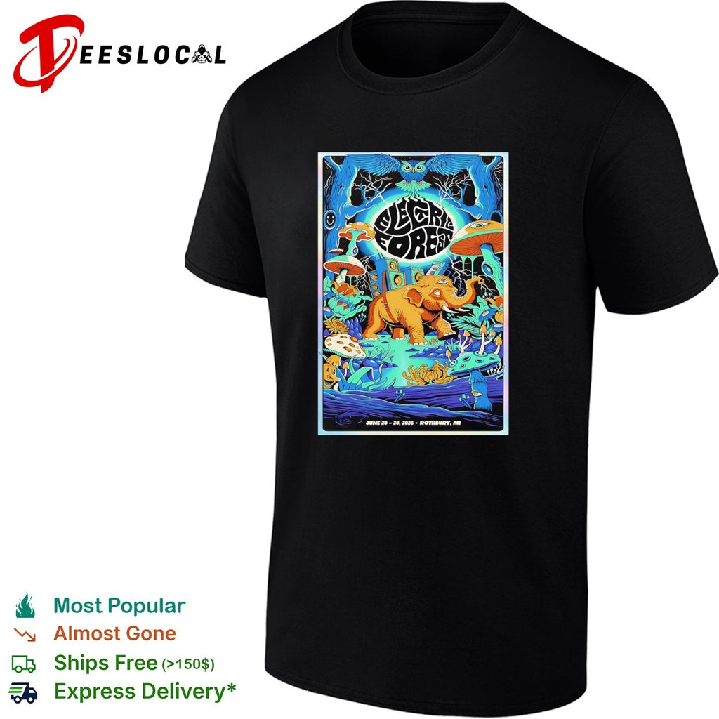Electric Forest June 2026 Rothbury Michigan festival shirt