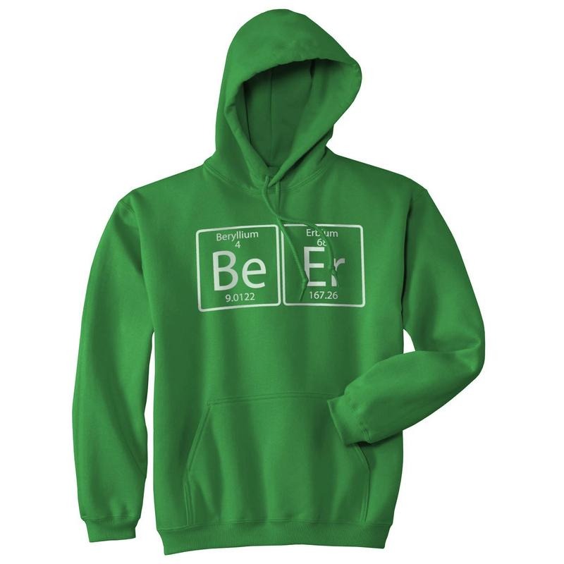 Element of Beer Hoodie Funny St Patricks Day Saint Pattys Green Irish Sweatshirt Funny Hoodies Saint Patrick's Day Hoodie...