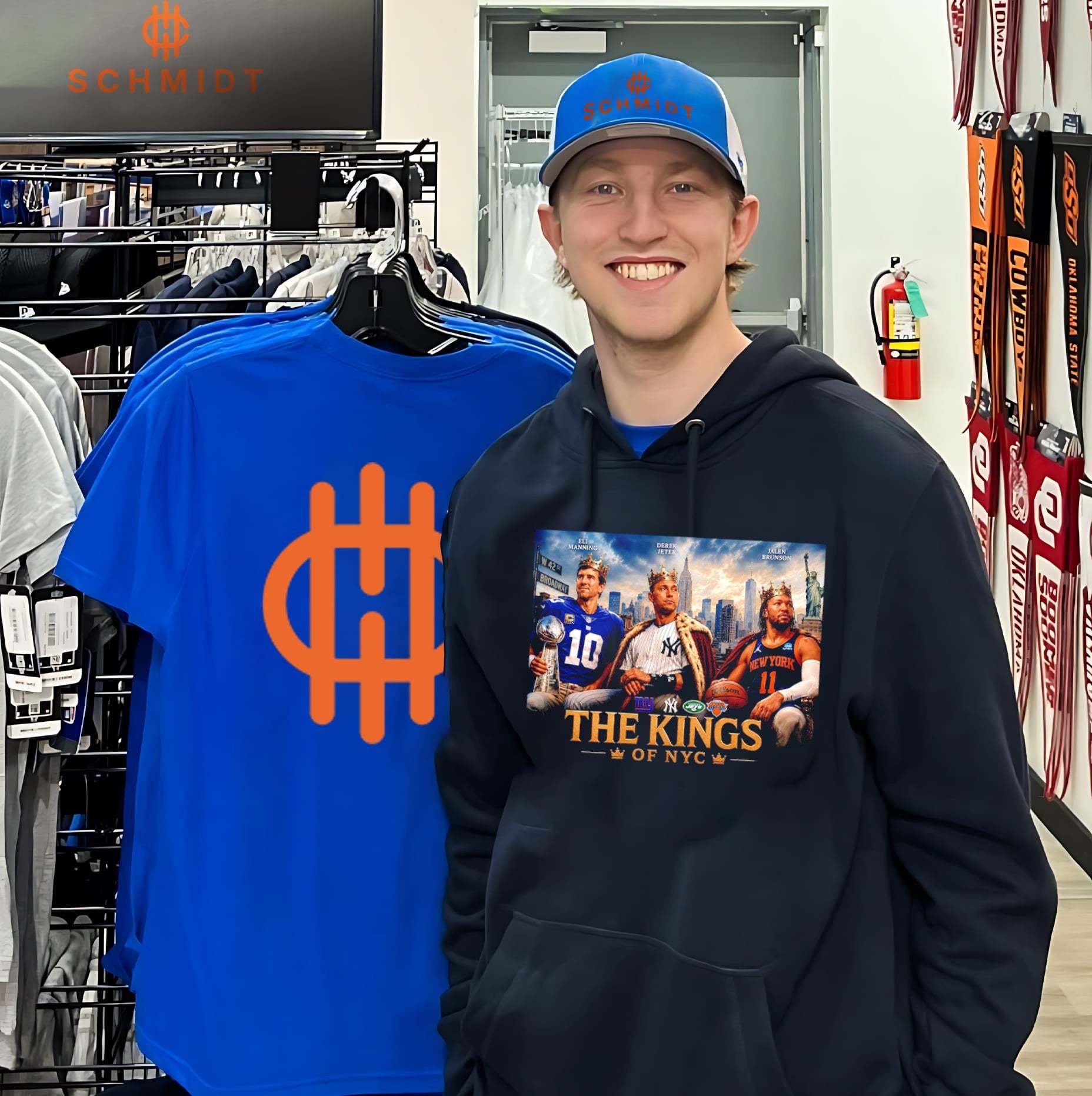 Eli Manning Derek Jeter Jalen Brunson The King of NYC shirt