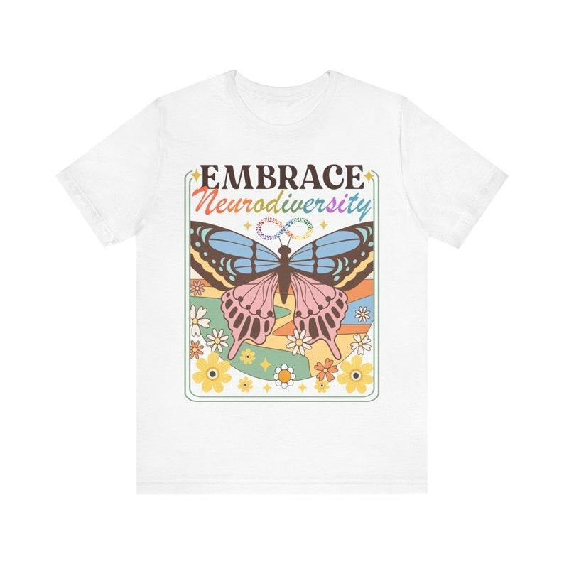 Embrace Neurodiversity Tshirt, Neurodiversity Affirming, Autism Infinity Shirt, Audhd, Neurospicy, Bcba Shirt, Adult...