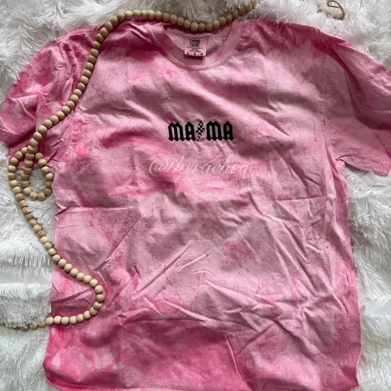 Embroidered Mama Tshirt, Cute Mama Tshirt Hoodie Sweatshirt | PrintMintTees.com