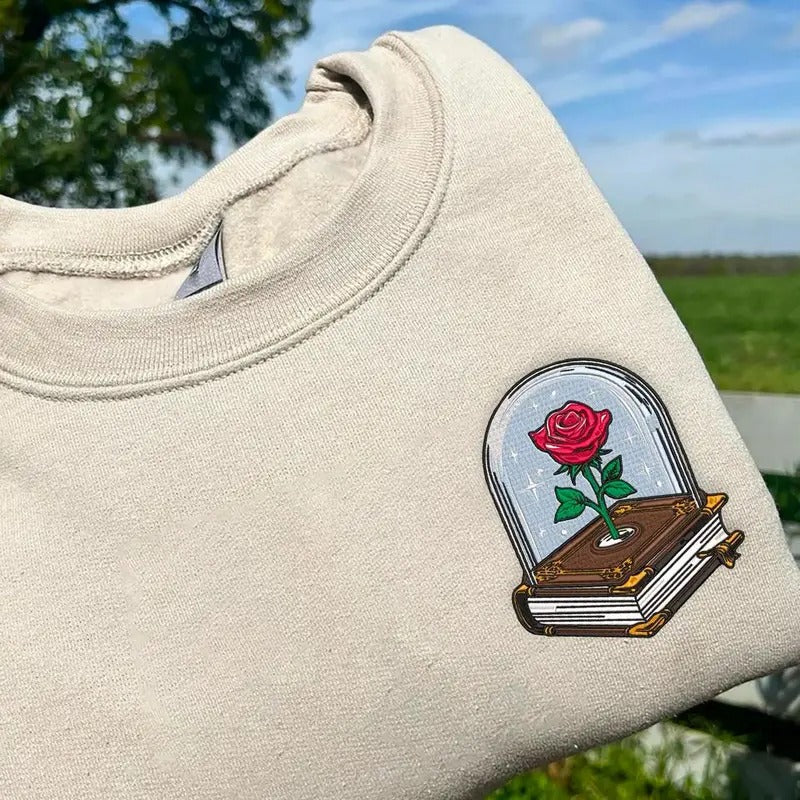 Embroidered Princess Book Reading Library Princess Shirt Dark Romance Romantsy Fantasy Kindle Reader T-Shirts, Hoodie, Sweatshirt