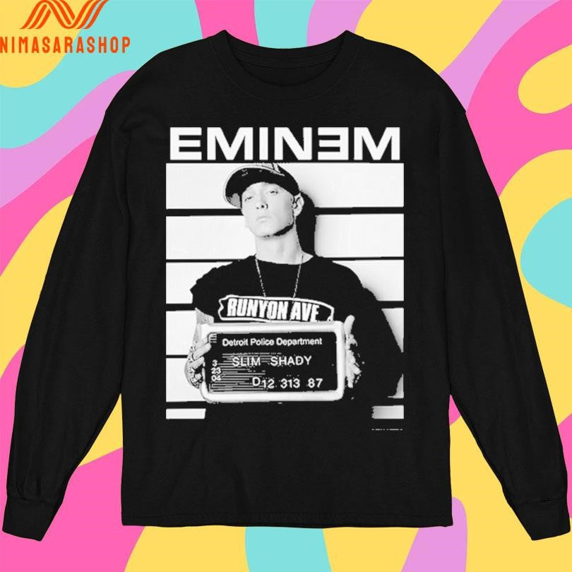 Eminem Anger Slim Shady Mugshot Shirts