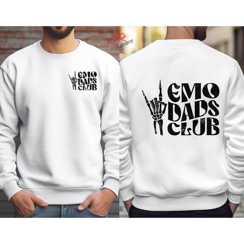 Emo Dads Club Comfort Color Shirt, Cool Dads Club, Emo Dad Tshirt, Father Gifts for Dad, Shirt for Men, Funny Gift for...