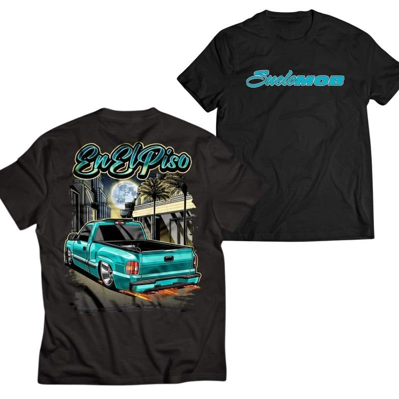 En El Piso 2.0 Car Graphic Tee, Men's Car Enthusiast T-Shirt, Casual Automotive Apparel, Ideal Gift for Car Lovers Hoodie...