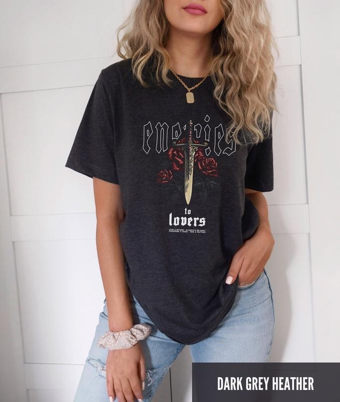Enemies Lover Read Shirt Dark Academia Shirt Reading Shirt Bookish Romance Book Shirt Librarian Romance Tropes T-Shirts, Hoodie, Sweatshirt