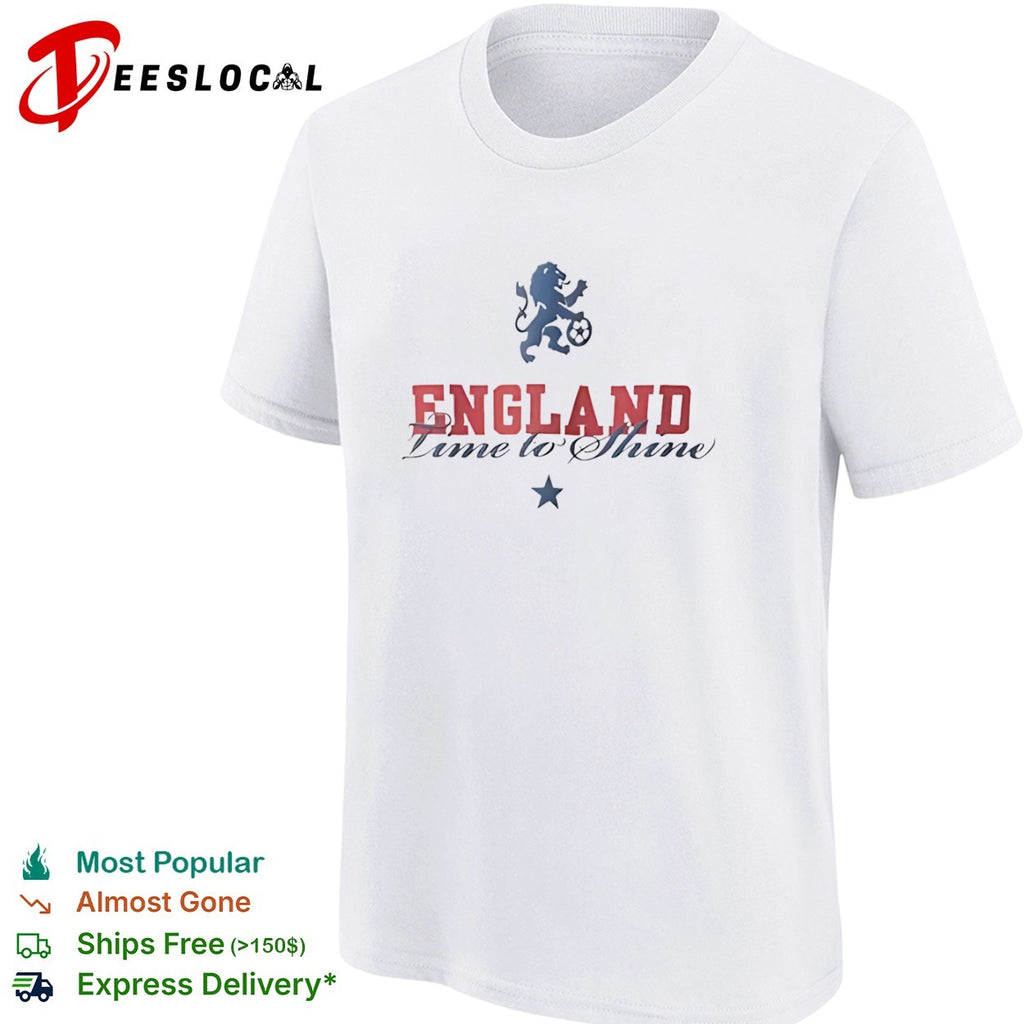 England Time to Shine Lion Soccer shirt