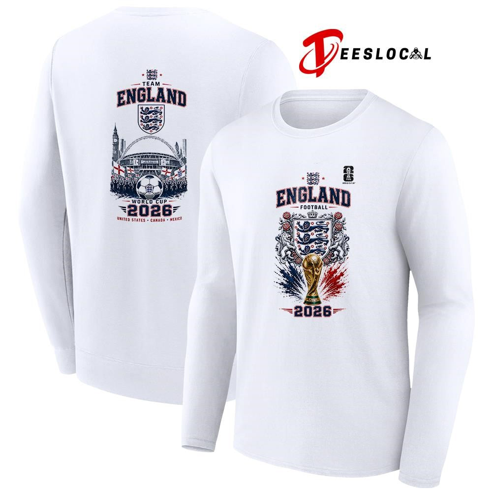 England World Cup trophy graphic shirt