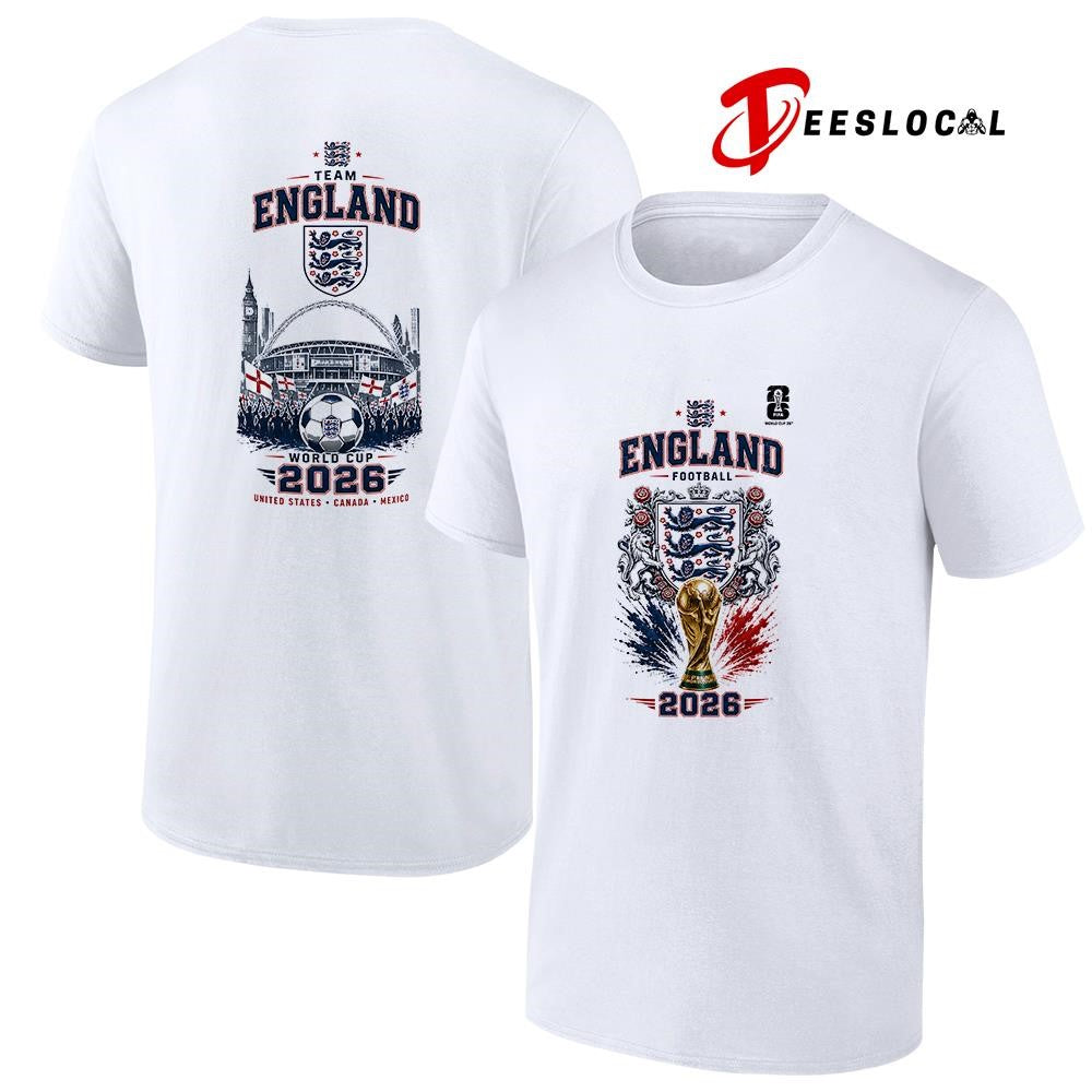 England World Cup trophy graphic shirt