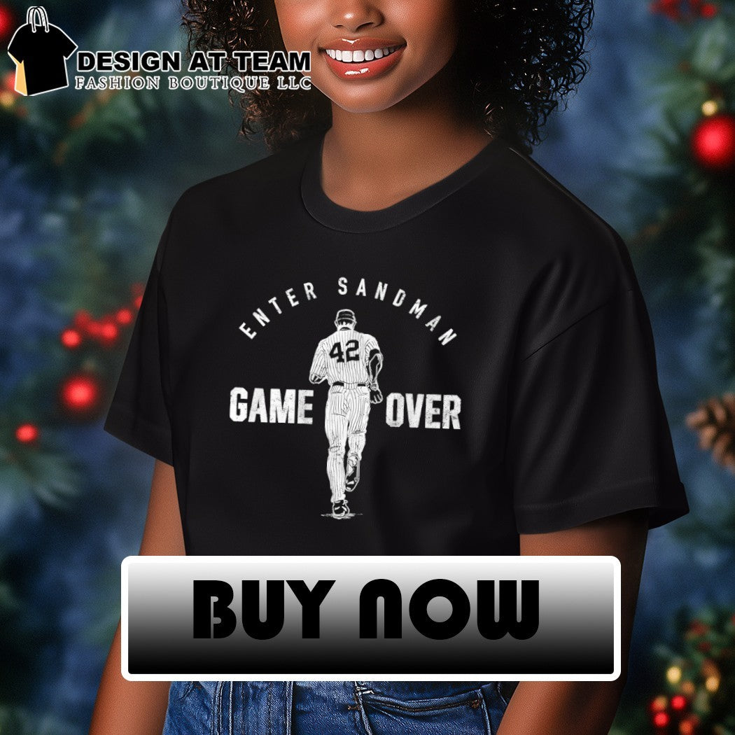 Enter Sandman Mariano Rivera New York Yankees Baseball Game Over shirt