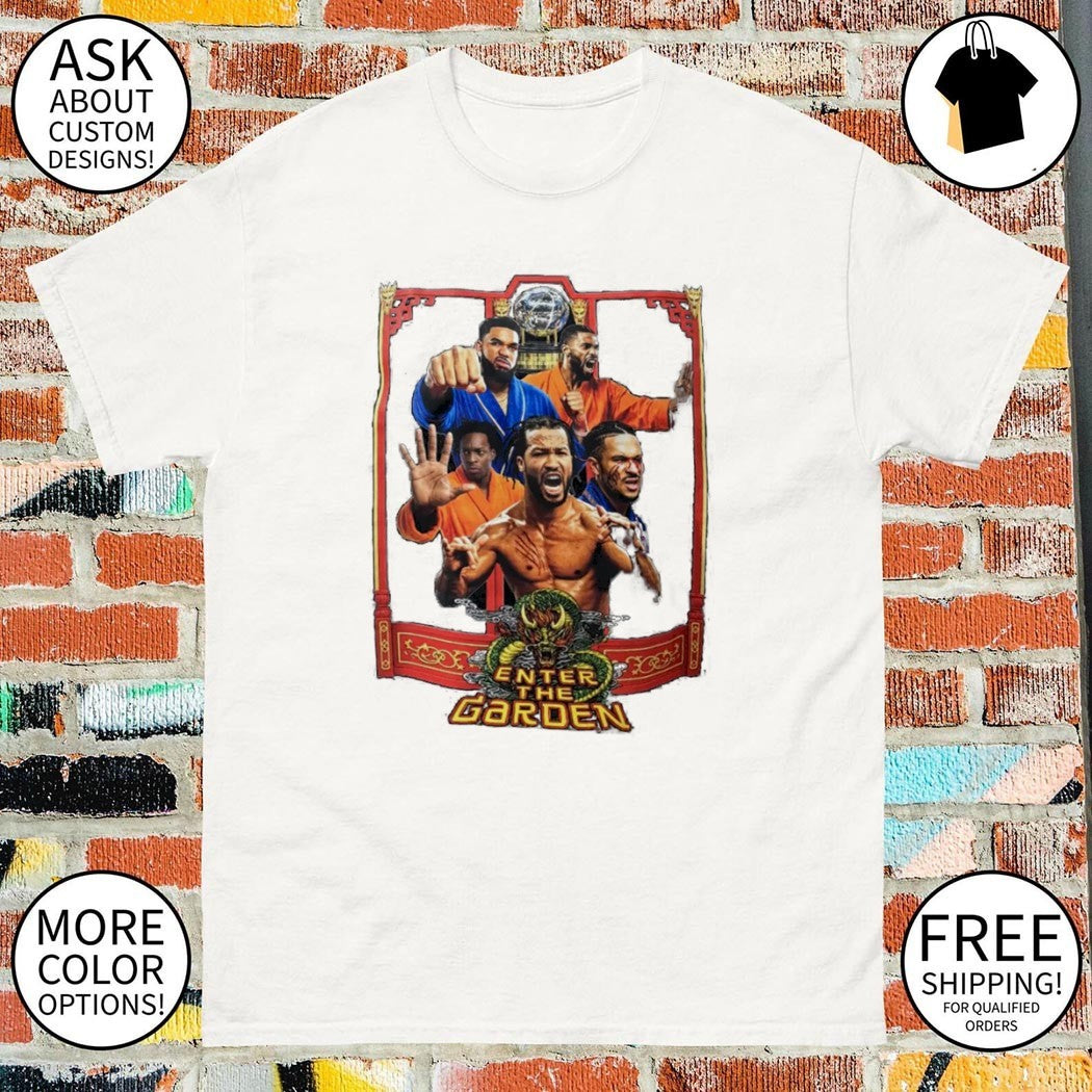 Enter the Garden Graphic Knicks Jalen Brunson Josh Hart OG Anunoby Basketball shirt