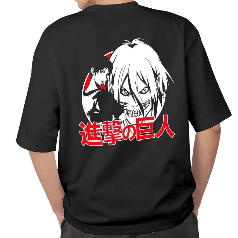 Eren Yeager Titan Form T-Shirt, Legendary Attack on Titan Scene, AOT Anime Graphic Tee for Fans, Casual Streetwear Hoodie...
