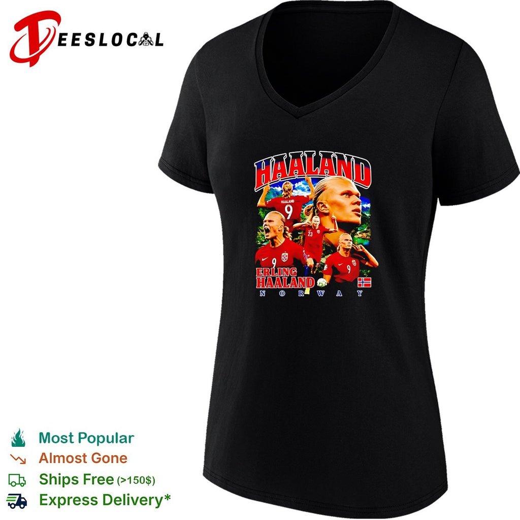 Erling Haaland World Cup 2026 collage 90s bootleg shirt