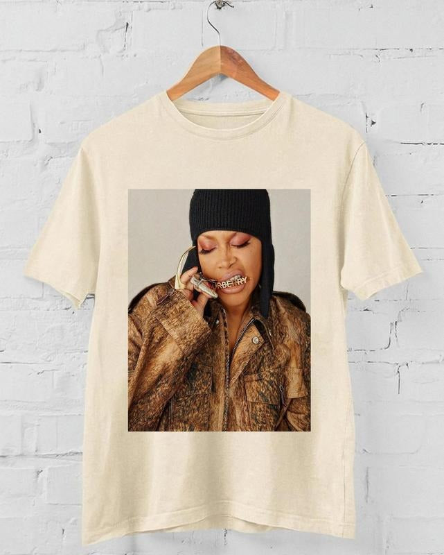 Erykah Badu 2023 Tshirt, Erykah Badu vintage,90s Erykah Badu Music t-shirt Gift, Fashion Cotton, Full Colors, Full Sizes,...