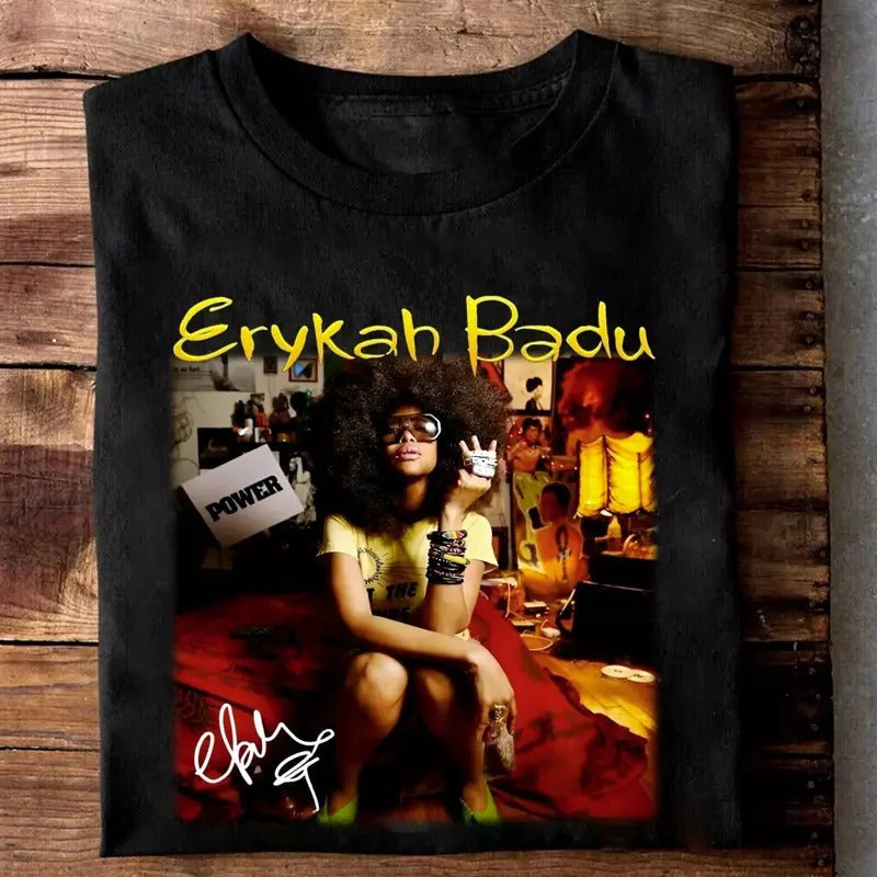 Erykah Badu Singer Shirt New Popular Unisex S-3XL T-Shirt Hoodie Sweatshirt | PrintMintTees.com