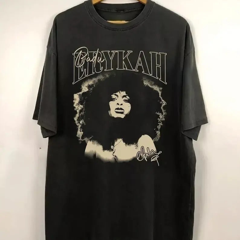 Erykah Badu Vintage Shirt 90s Erykah Badu Unfollow Me Shirt Erykah Badu Retro Cotton Menswear Top Decoration Print Shirt Hoodie Sweatshirt