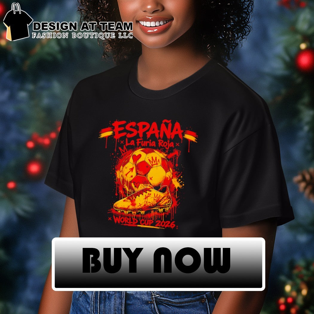 Espana La Furia Roja Spain Soccer World Cup 2026 shirt