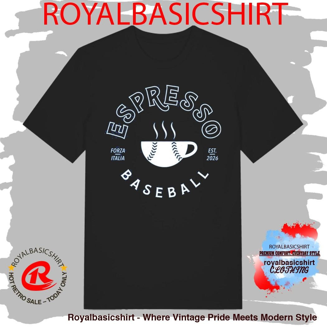 Espresso Baseball Forza Italia Est 2026 Shirt