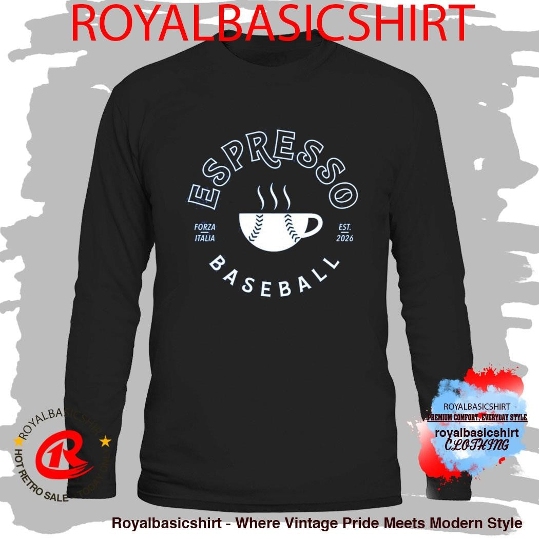 Espresso Baseball Forza Italia Est 2026 Shirt