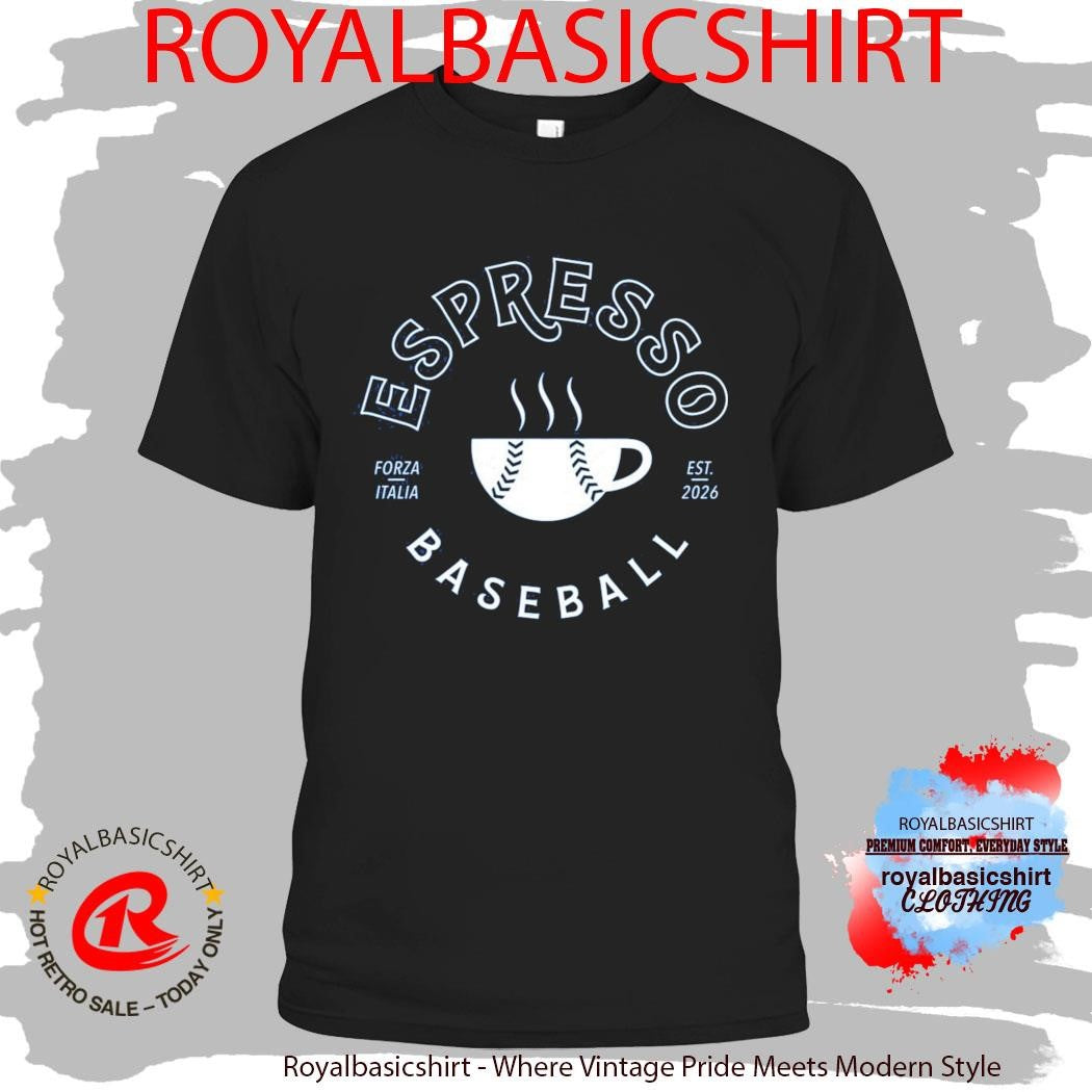Espresso Baseball Forza Italia Est 2026 Shirt